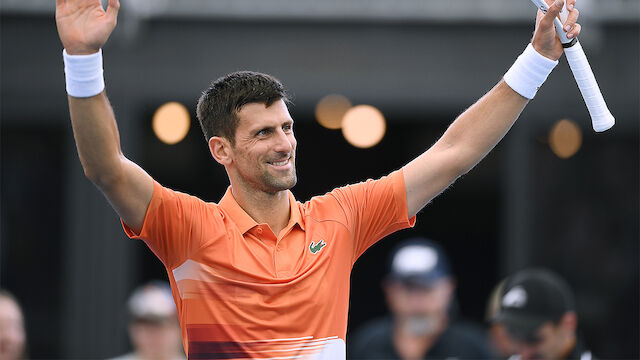 Novak Djokovic gibt sich zum Adelaide-Auftakt keine Blöße