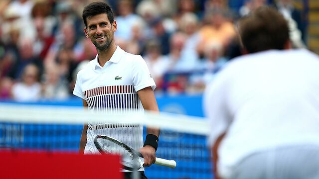 Novak Djokovic steht im Eastbourne-Finale