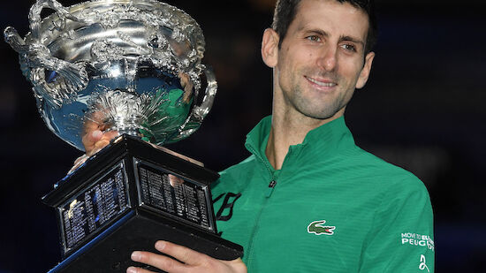 Djokovic gewann Australian Open bereits 9. Mal