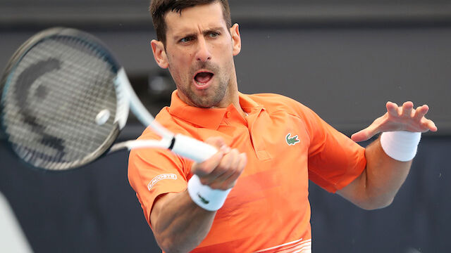 Djokovic müht sich ins Viertelfinale von Adelaide