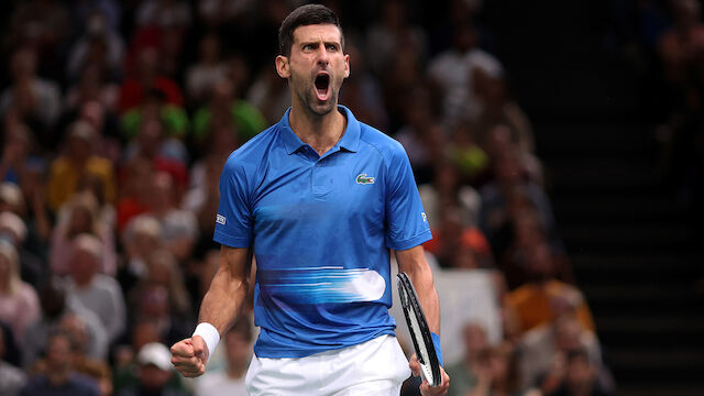 Djokovic zieht locker ins Halbfinale von Paris-Bercy ein