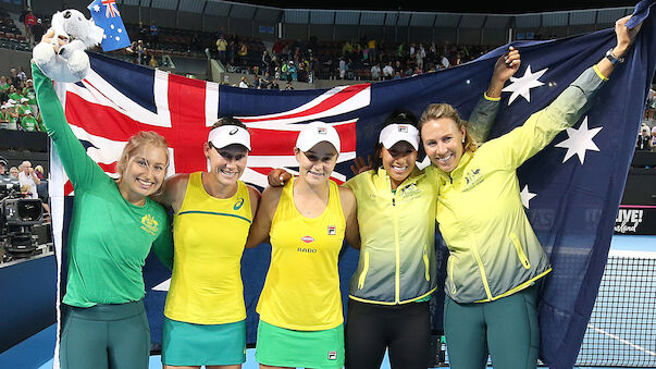 Australien fixiert mit Doppelsieg Fed-Cup-Finale