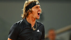 Zverev biegt Überraschungsmann der French Open