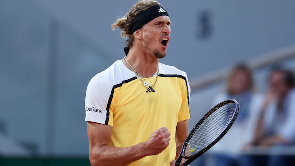 Zverev zieht souverän ins Halbfinale der French Open ein