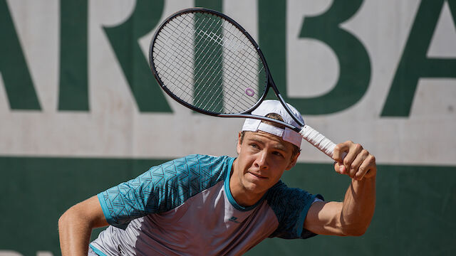 Joel Schwärzler im Junioren-Viertelfinale in Paris out