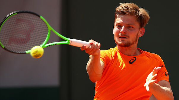 Goffin muss mit Knöchelverletzung aufgeben