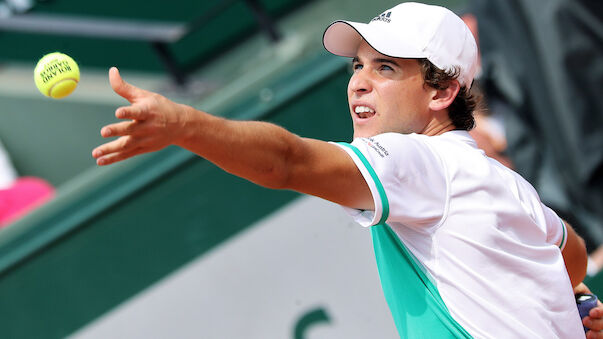 Dominic Thiem eröffnet die zweite Runde in Paris