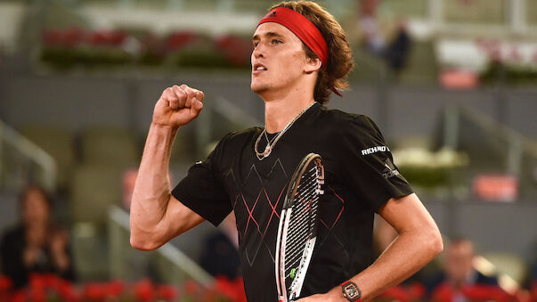 Alexander Zverev ist Thiems Finalgegner in Madrid