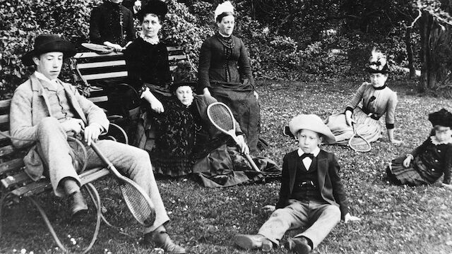 Das Tennis und die liebe Familie