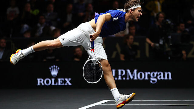 Thiem am Samstag bei Laver Cup nicht im Einsatz