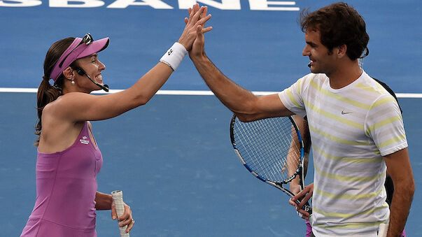 Federer spielt bei Olympia mit Hingis