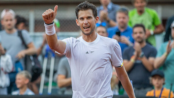 Dominic Thiem kämpft sich ins Gstaad-Viertelfinale