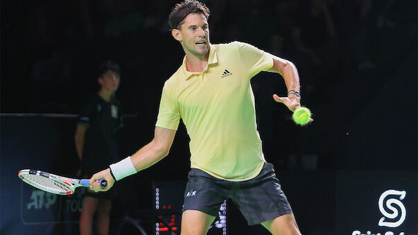 Dominic Thiem steht im Viertelfinale von Rennes