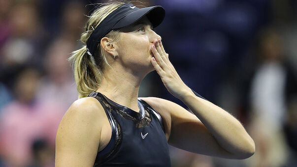 Maria Sharapova bei US Open im Achtelfinale