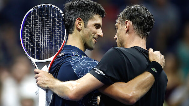 US Open: Novak Djokovic locker im Halbfinale