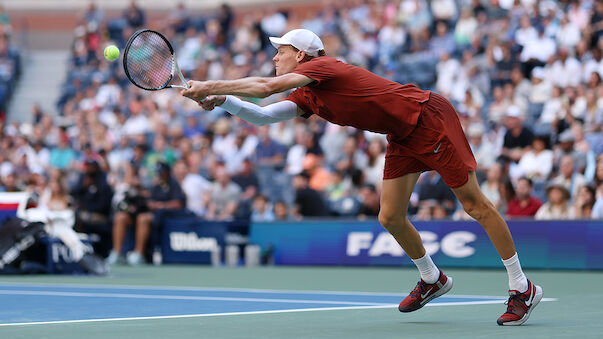 Sinner nach Kraftakt im US-Open-Achtelfinale