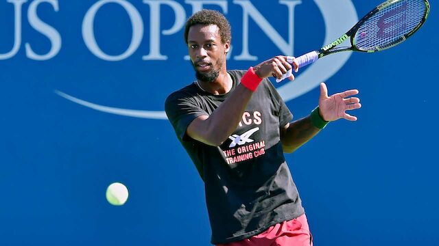 Monfils zerstört Anzeigetafel