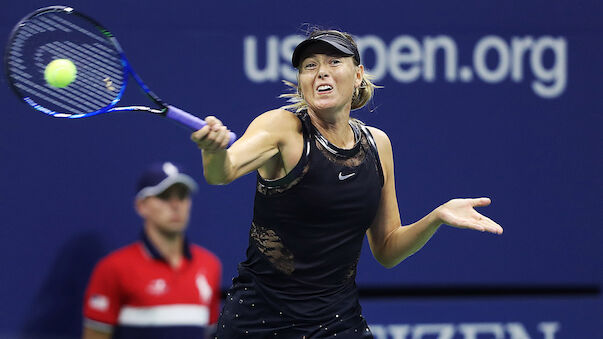 US Open: Sharapova weiter, Wozniacki out
