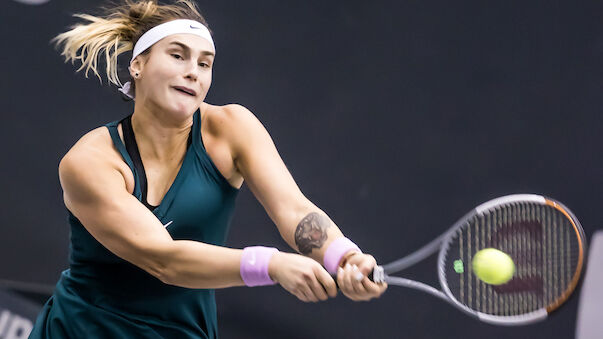 WTA: Sabalenka und Mertens im Linz-Finale