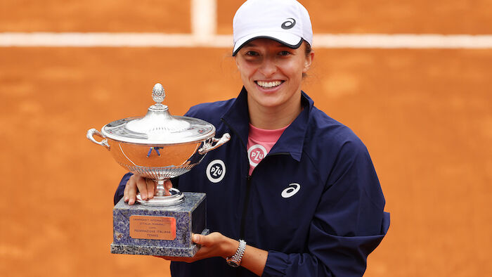 Wta Rom Swiatek Lasst Pliskova Im Finale Kein Game Sport Mix Tennis
