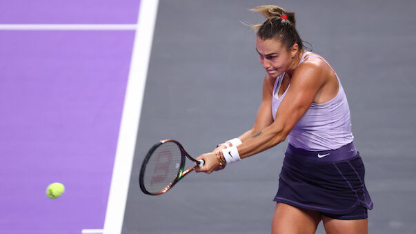 Sabalenka dritte Halbfinalistin bei WTA Finals