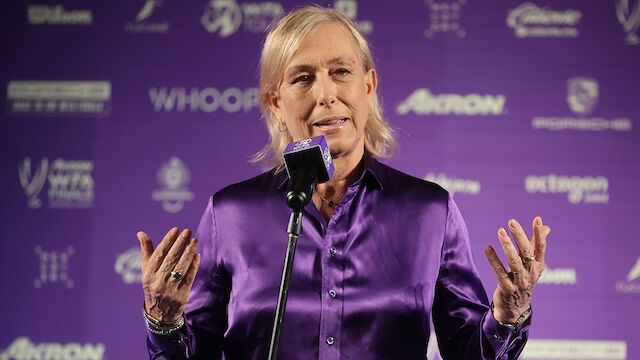 Tennis-Legende Navratilova an Kehlkopf-, Brustkrebs erkrankt