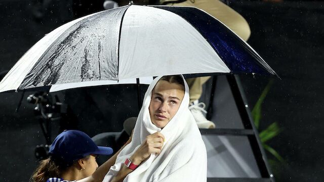 Regen gab bei WTA-Finals in Cancun den Spielverderber