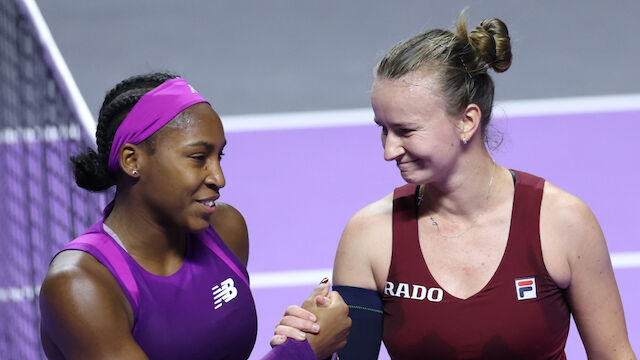 WTA Finals: Krejcikova komplettiert Halbfinale