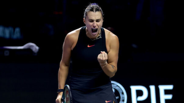 WTA Finals: Sabalenka fixiert vorzeitig Halbfinaleinzug