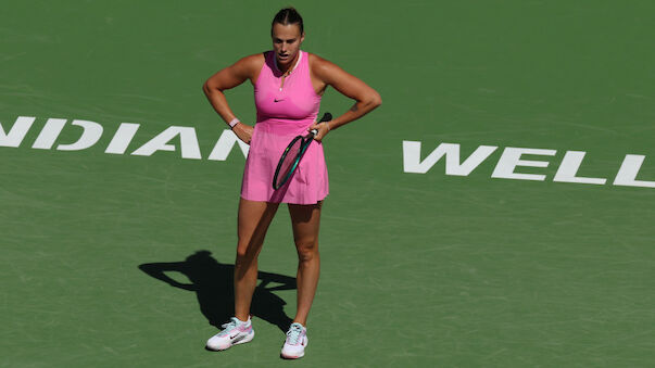 AO-Siegerin Sabalenka in Indian Wells im Achtelfinale out