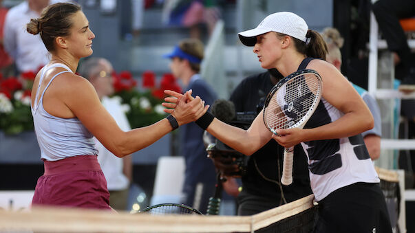 Madrider Finalneuauflage zwischen Swiatek und Sabalenka