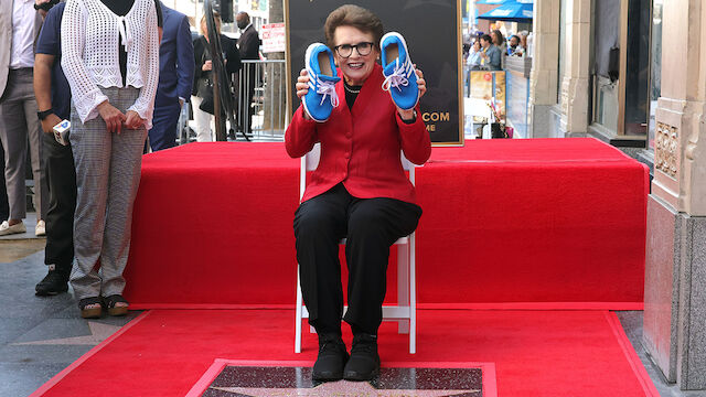 Tennis-Ikone Billie Jean King auf "Walk of Fame" geehrt