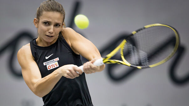 Barbara Haas im 1/16-Finale in Linz chancenlos