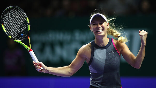WTA-Finals: Wozniacki im Finale, Halep bleibt Nr.1
