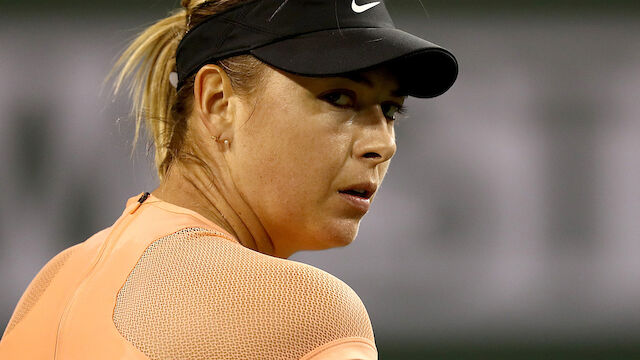 Indian Wells: Sharapova fliegt in Runde 1 raus