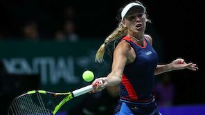 Wozniacki startet WTA-Finals mit Niederlage