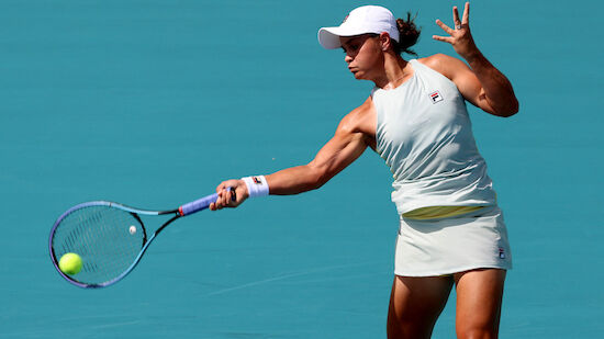 WTA-Leaderin Barty in Miami knapp weiter