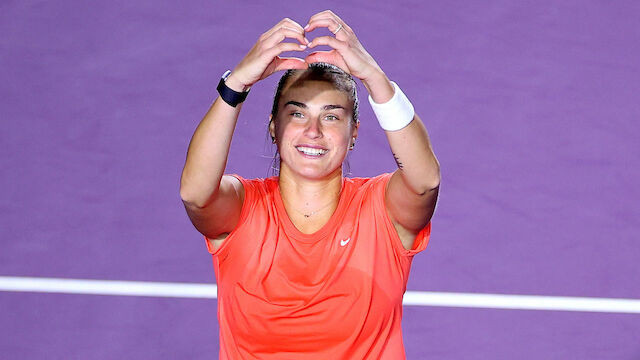 WTA Finals: Badosa steigt auf, Sabalenka zittert