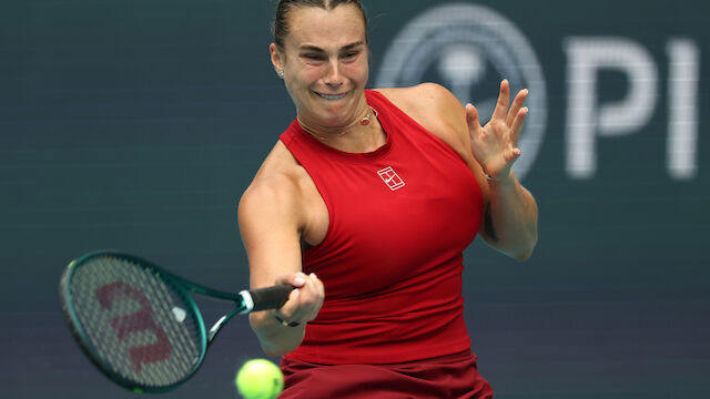 Sabalenka triumphiert erstmals beim 1000er in Miami 