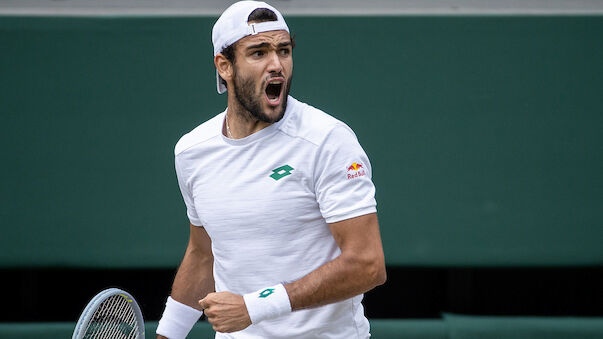Matteo Berrettini erster Finalist in Wimbledon