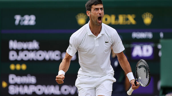 Wimbledon: Djokovic folgt Berrettini ins Finale