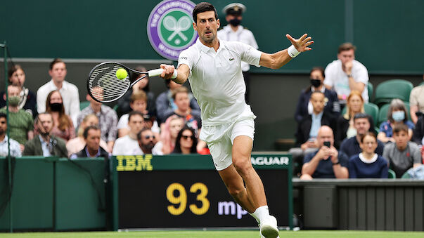 Wimbledon: Djokovic zieht in die 3. Runde ein