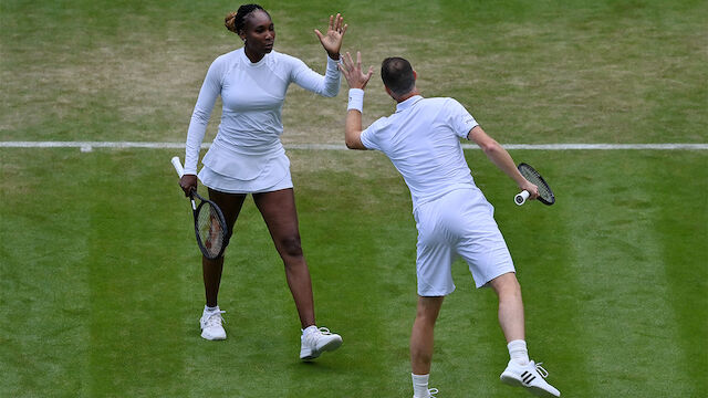 Venus Williams gewinnt bei Mixed-Comeback