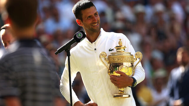 Djokovic trotz Wimbledon-Sieg nur mehr auf Platz 7