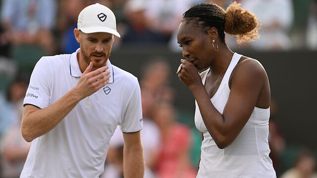 Venus Williams im Mixed-Doppel ausgeschieden