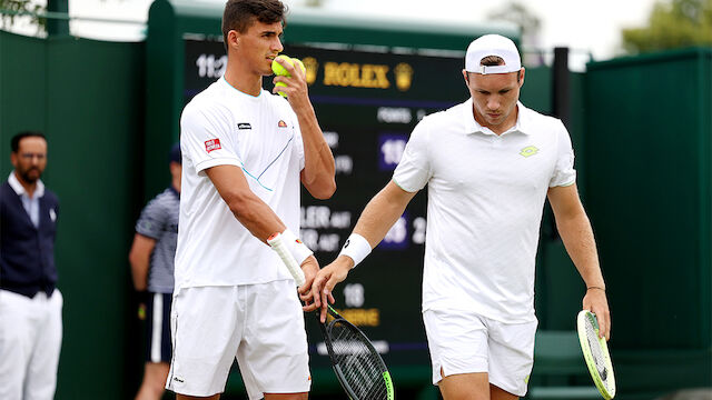 Erler/Miedler scheitern in Wimbledon an gesetztem Duo