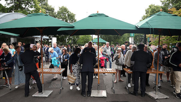 7 Stunden Wartezeit! Fans verzweifeln in Wimbledon