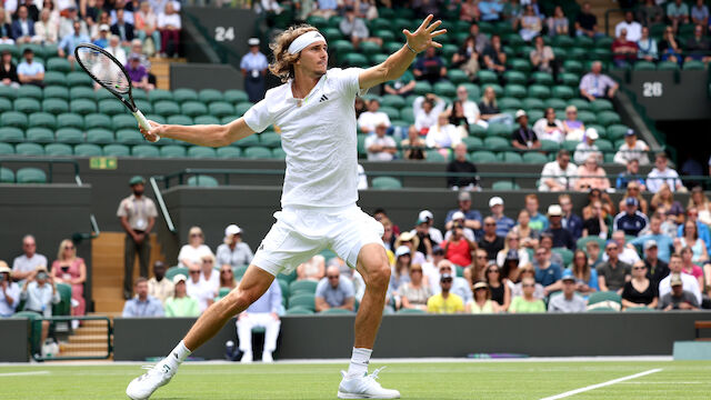 Zverev mit Nervenstärke in die zweite Runde von Wimbledon