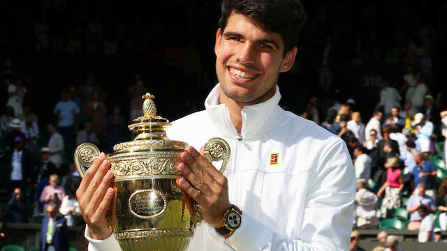 Alcaraz nach Wimbledon-Titel: "Habe meinen Traum wiederholt"