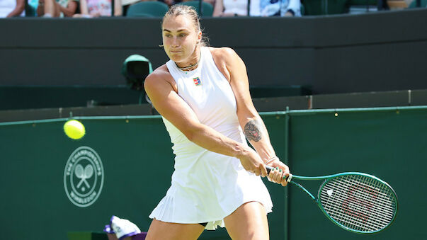 Topgesetzte Sabalenka marschiert in Wimbledon weiter